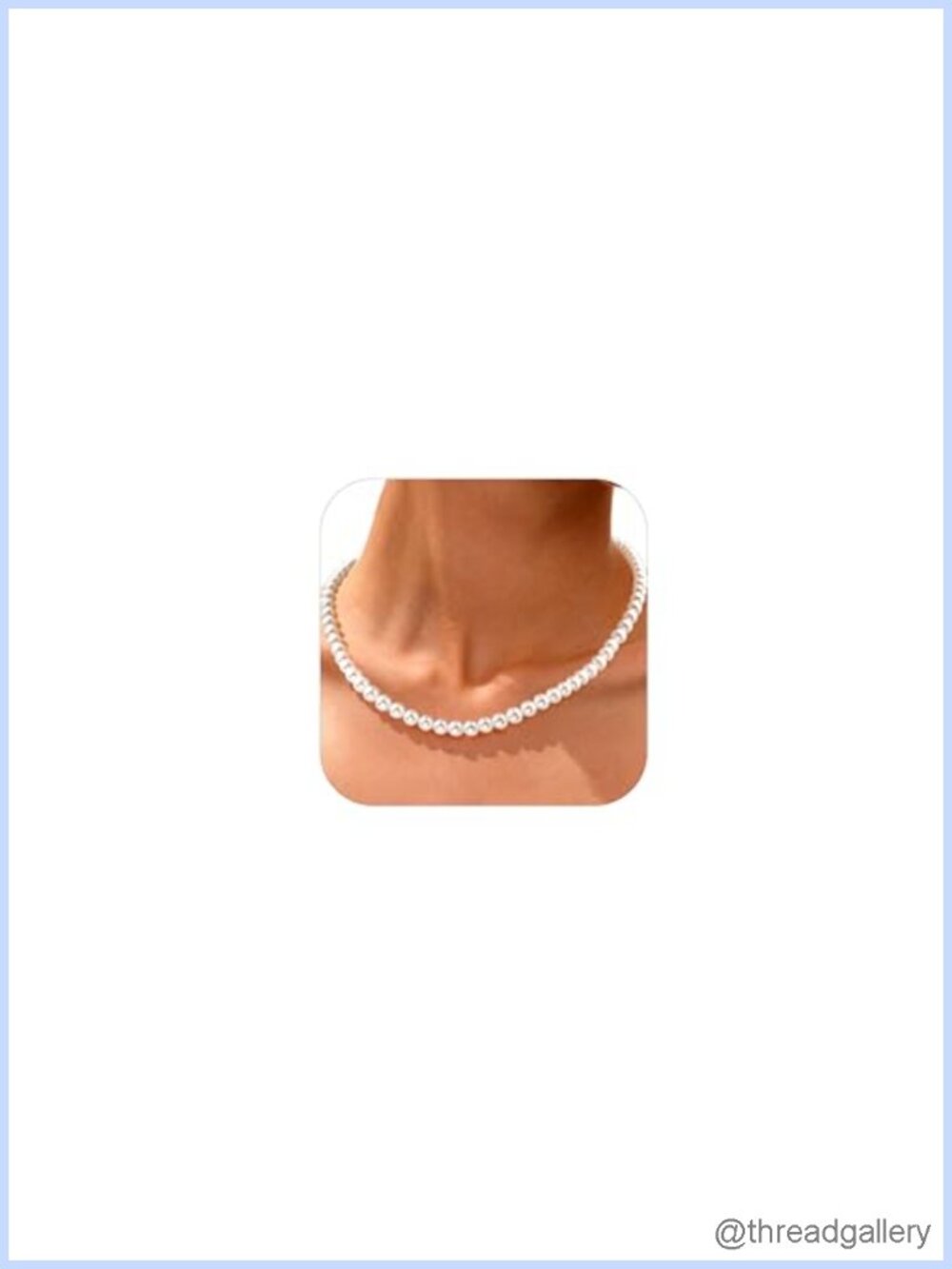 18K Gold Plated Pearl Choker Necklace Adjustable Wedding Bridesmaid